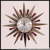 Metamec Sunburst clock.