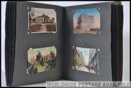 An excellent vintage 20th century postcard album consisting of topographical uk scenes to include