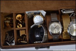 A good collection of gentlemans wrist watches to include mechanical and quartz movements along with