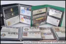 Four albums of assorted First Day Covers - to include various examples, commemorative coin editions,