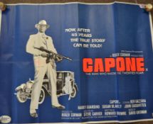 CAPONE: An original cinema film quad advertising poster for Capone.