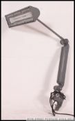 A good quality Industrial Architects / draughtsmans anglepoise lamp in the original grey enamel