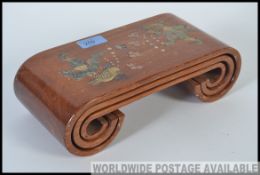 A Chinese table top nest of tables,