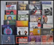 A collection of cased CD's, to include different genres such as blues and jazz,