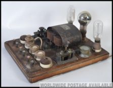 An unusual 1930's Davenset wall mounted valve battery charger Usually found in Garages or Cycle