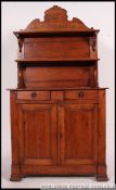 A 19th century country pine kitchen dresser / buffet / sideboard.