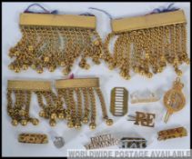 A collection of assorted badges etc to include ones of military theme,