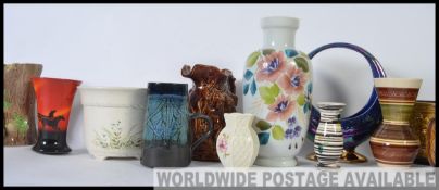 A collection of Sylvac ceramics to include vases etc.