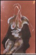 JENNIFER DAGWORTHY ' Casual Affair ' A nude pastel on pastel portrait study painting being signed