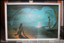 S PEARSON - An Original retro kitsch 1960's retro print by S Pearson titled ' Wings Of Love ' set