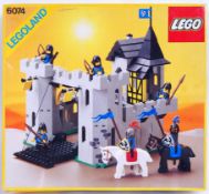 LEGO; An original vintage Lego Legoland 6074 Black Falcon's Fortress castle.