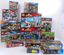 LEGO BOXES: A collection of 14x assorted EMPTY Lego set boxes.