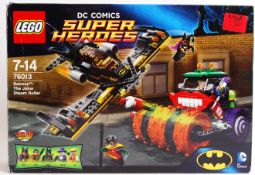 LEGO; An original Lego DC Comics Super Heroes 76013 set ' Batman & The Joker Steam Roller ' set.