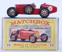 RARE VARIATION MATCHBOX: An original rare variation Matchbox Models Of Yesteryear Lesney Y-6 1926