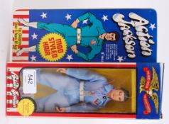 ACTION JACKSON: An original vintage Mego Action Jackson action figure. With ' Mod Styled Hair '.