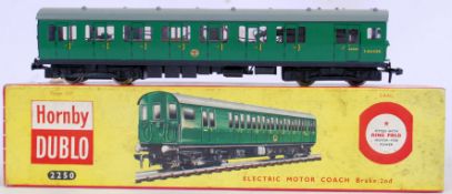 HORNBY DUBLO: An original rare Hornby Dublo 2250 Electric Motor Coach, two rail locomotive.