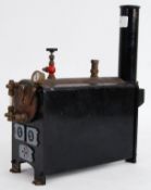 STUART LIVE STEAM: A vintage rare Stuart 501 live steam plant boiler.