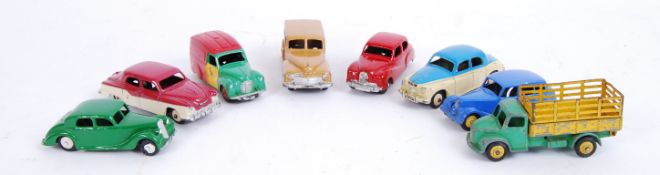 DINKY: A collection of 8x vintage Dinky diecast models, all loose, to include: 344, 470, 172, 40A,