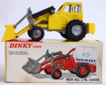DINKY TOYS: An original vintage Dinky Toys diecast model 437 Muir Hill 2-WL Loader, Taylor Woodrow.