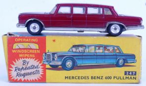 CORGI: An original vintage Corgi 247 Mercedes Benz 600 Pullman diecast model.