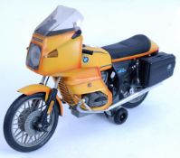 PAYA BMW MOTORCYCLE: An original vintage highly detailed 1:4 scale Paya battery operated BMW R100RS