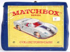 MATCHBOX: An original vintage Matchbox Collectors diecast carry case no. 41.