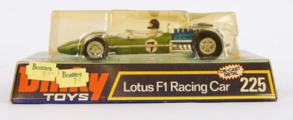 DINKY: An original vintage Dinky model diecast no. 225 Lotus F1 Racing Car.