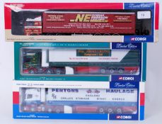 CORGI LORRIES: A collection of 3x limited edition Corgi diecast model hauliers / lorries - CC12918,