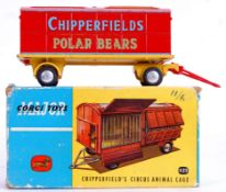 CORGI CHIPPERFIELDS: An original vintage Corgi Chipperfields Circus 1123 Animal Cage.