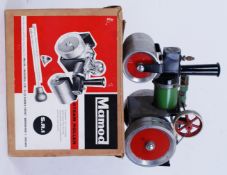 MAMOD LIVE STEAM: An early vintage Mamod Live Steam traction steam engine roller,