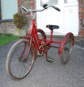 SEAGULL TRICYCLE; A charming vintage 1950's childs tricycle by Seagull.