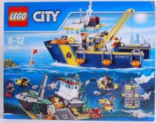LEGO: A Lego City set 60095 Deep Sea Exploration Vessel.