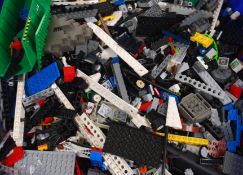LEGO: A large crate of assorted Lego. To include 1980's, Marvel, Pirates, Space, City.