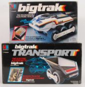 BIG TRAK: A vintage MB Big Trak electronic vehicle, within the original box,