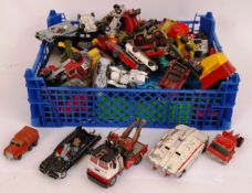 DIECAST; A good assortment of diecast to include Batmobile, Corgi, Matchbox,