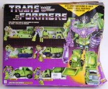 TRANSFORMERS: An original vintage rare Mexican variation G1 Hasbro Transformer ' Devastator .