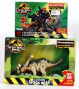 JURASSIC PARK: Two vintage Kenner made Jurassic Park playsets - Chasmasaurus ' Plateface ' boxed