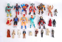 ACTION FIGURES: A selection of assorted vintage 1980's action figures to include original Star Wars,