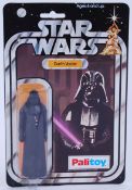 STAR WARS 12 BACK DARTH VADER: An original vintage Star Wars 12 back carded action figure of Darth
