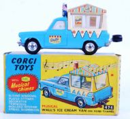 CORGI: An original vintage Corgi Musical Wall's Ice Cream Van On Ford Thames No. 474.