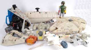 STAR WARS: A collection of original vintage loose Star Wars toys by Palitoy / Kenner.