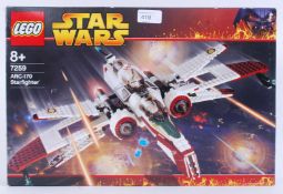 LEGO STAR WARS: An original Lego Star Wars 7359 ARC - 170 Starfighter vehicle.