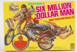 SIX MILLION DOLLAR MAN: An original retro vintage Denys Fisher Six Million Dollar Man ' Snap