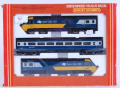 HORNBY: A Hornby 00 gauge railway trainset locomotive set High Speed Intercity 125 Set.