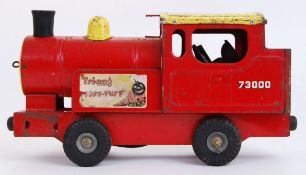 TRIANG PUFF PUFF: An original vintage tinplate Triang Puff Puff train locomotive.
