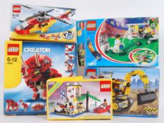 LEGO: A collection of 5x assorted Lego sets - all are believed to be incomplete or missing parts.