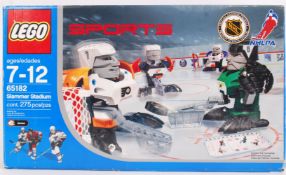 LEGO: A Lego Sports set 65182 Slammer Stadium. Believed complete, but unchecked.