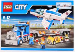 LEGO: An Lego 60079 Space Port Training Jet boxed set. Factory sealed, unopened and unused.
