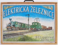 ELEKTRICKA ZELEZNICE; A large set of European / Czech Republic made 0 gauge railway trainset.