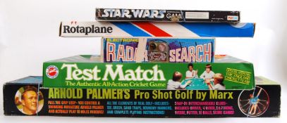 GAMES: A good collection of vintage games to include Arnold Palmer's Golf, Test Match,